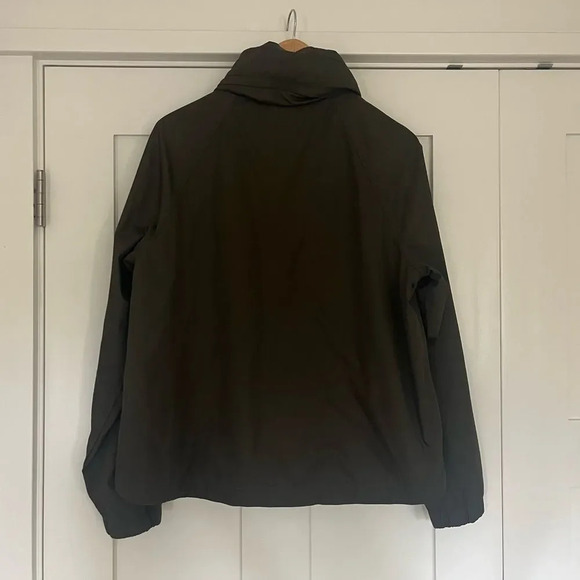 Babaton Women's Raindrop Tuscan Olive Short Anorak Jacket Size M - Picture 3 of 12